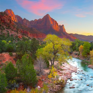 The Watchman Sunset at Zion National Park
