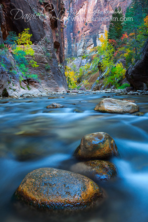 Entering the Virgin Narrows, Zion National Park